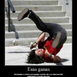 Desmotivacion de una gran caida