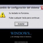 Su teclado no funciona…