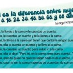Cual es la diferencia entre mujeres de varias edades??